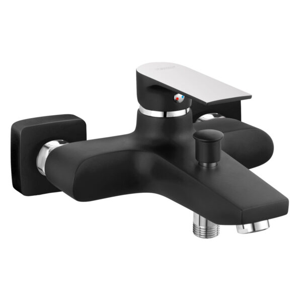 Μπαταρία λουτρού ALGEO SQUARE Black BAQ1BLC FERRO (BAQ1BLC)