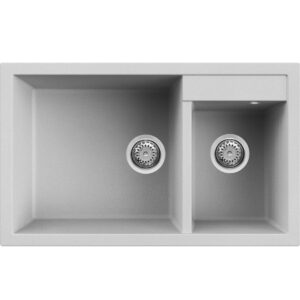 Νεροχύτης κουζίνας QUADRA 440 Aluminium 79 ELLECI 81,5x50cm (LMQ44079)