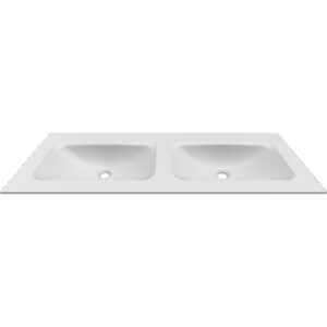 Νιπτήρας επίπλου διπλός ANIM 120 White BDVIV122WH46 KARAG 120,5x46,5x12cm (BDVIV122WH46)