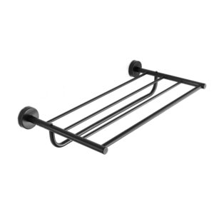 Ραφιέρα πετσετών UNO 9625 55 Μαύρη ματ KARAG 50cm (962555)