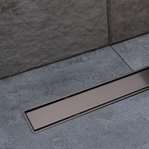 Σιφόνι δαπέδου από ανοξείδωτο ατσάλι Gun Metal Compact PRIMO KARAG 65cm (KPRI65-GM)