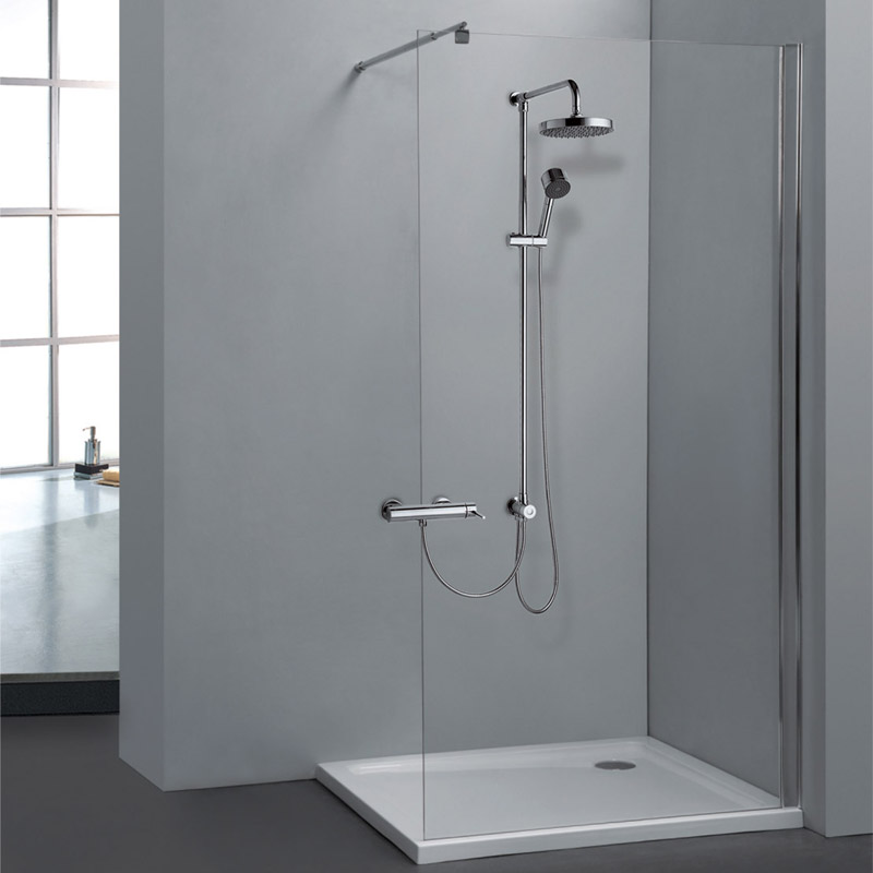 Σταθερό πάνελ καμπίνας με διάφανο κρύσταλλο FREE 1 KARAG 120x200cm (FRE1120200)