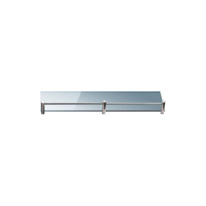Εταζέρα γυάλινη ματ MENSOLE 0666-09 Χρωμέ KARAG 60cm (0666-99)