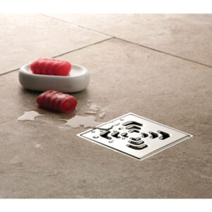 Ανοξείδωτο σιφόνι δαπέδου Confluo SQUARE 2 PESTAN 15x15cm (13000200)