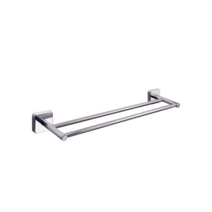 Πετσετοκρεμάστρα διπλή QUATTRO 4262 Χρωμέ KARAG 60cm (4262)