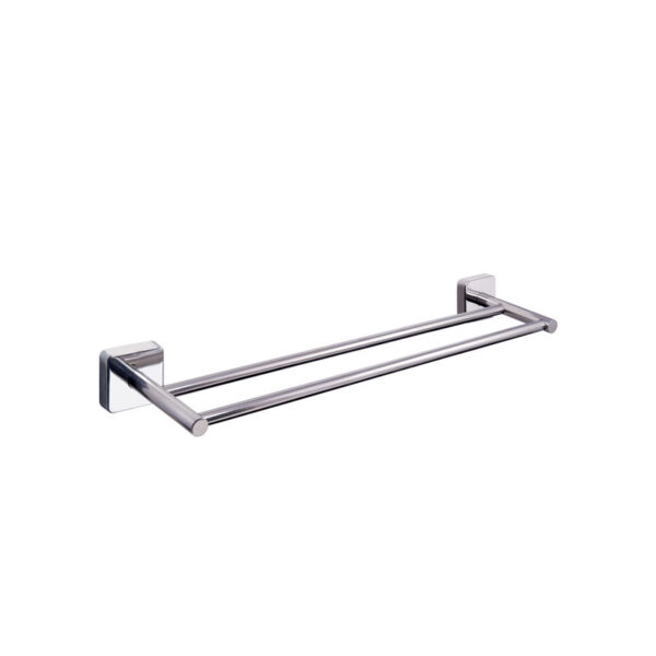 Πετσετοκρεμάστρα διπλή QUATTRO 4262 Χρωμέ KARAG 60cm (4262)