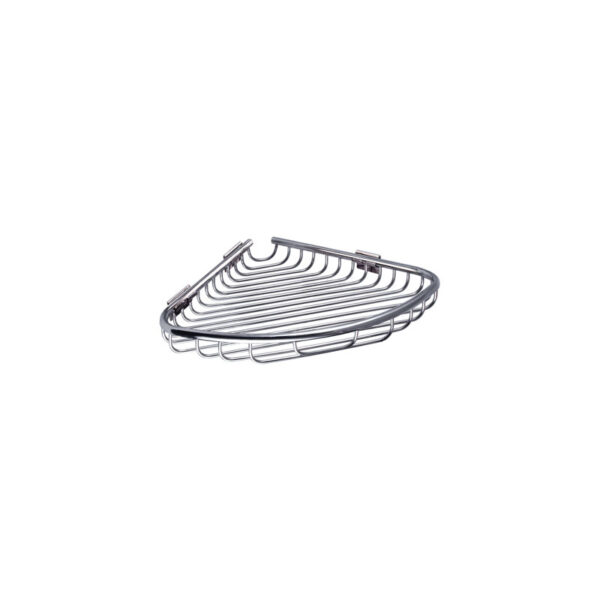 Καλάθι γωνιακό σχαρωτό RETI 9637 Χρωμέ KARAG 21x21x3cm (9637)