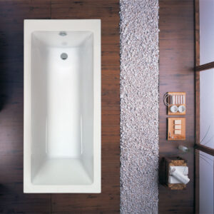 Μπανιέρα ευθύγραμμη ARIA KARAG 160x75cm (ARIA-160)