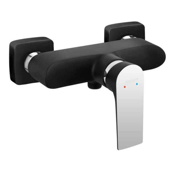 Μπαταρία ντους ALGEO SQUARE Black BAQ7BLC FERRO (BAQ7BLC)