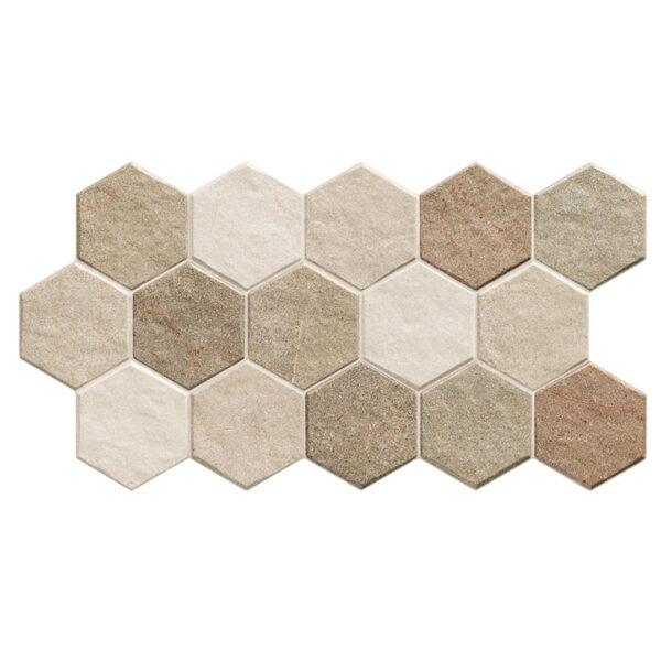 Πλακάκι HEX Stonehenge Earth KARAG 26,5x51cm (HEXSE26551)