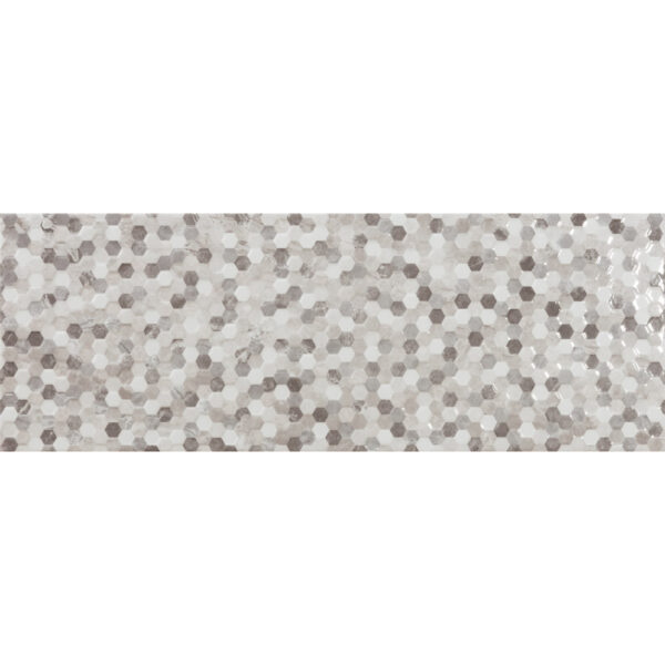 Πλακάκι LOUVRE Décor Gris Mosaico Rlv KARAG 25x70cm (LOUDM2570)