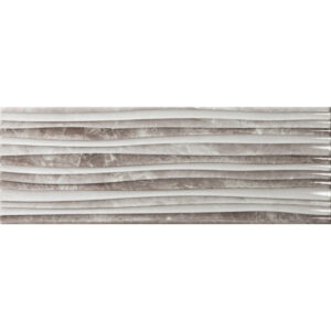 Πλακάκι LOUVRE Décor Gris Wave Rlv KARAG 25x70cm (LOUDW2570)