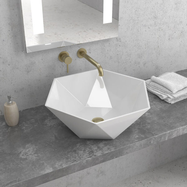 Νιπτήρας επικαθήμενος LT 1140 KARAG 45x45x17cm (LT1140)