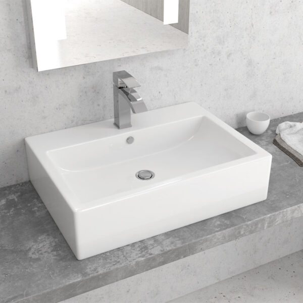 Νιπτήρας επικαθήμενος LT 2001 KARAG 61x44x14,5cm (LT2001)