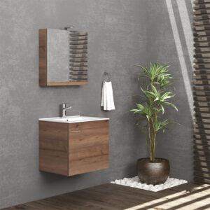 Βάση με ανοιγόμενη πόρτα Brown 8702 NEW BITOLA 60 KARAG 59x45x55cm (NBITB608702)