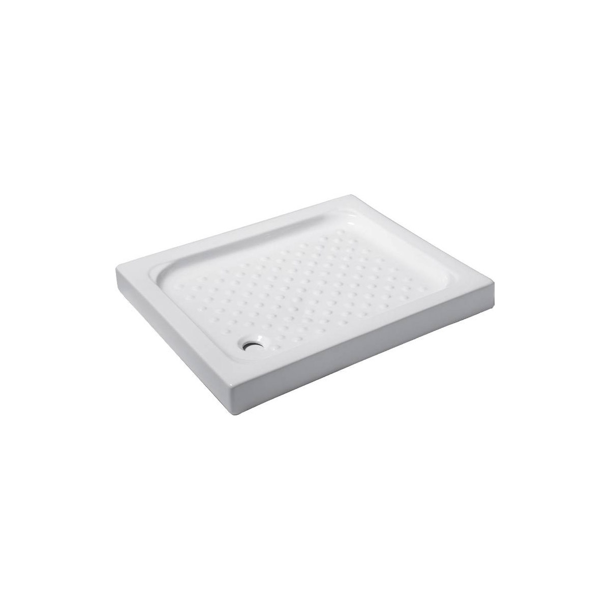 Ντουζιέρα ορθογώνια πορσελάνης PORCELAIN KARAG 80x100x10cm (POR11)