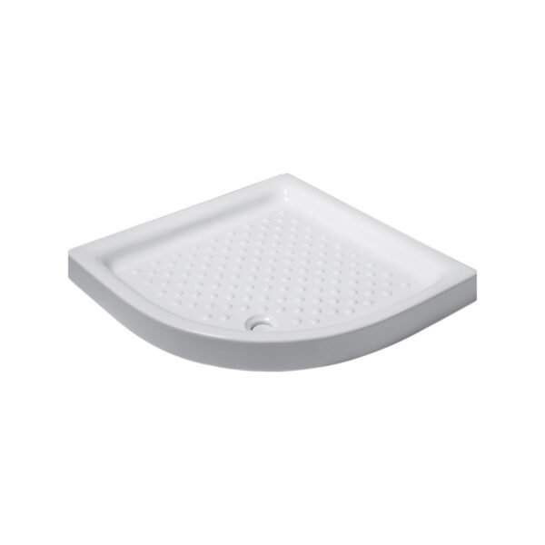 Ντουζιέρα ημικυκλική πορσελάνης PORCELAIN KARAG 80x80x9cm (POR5)