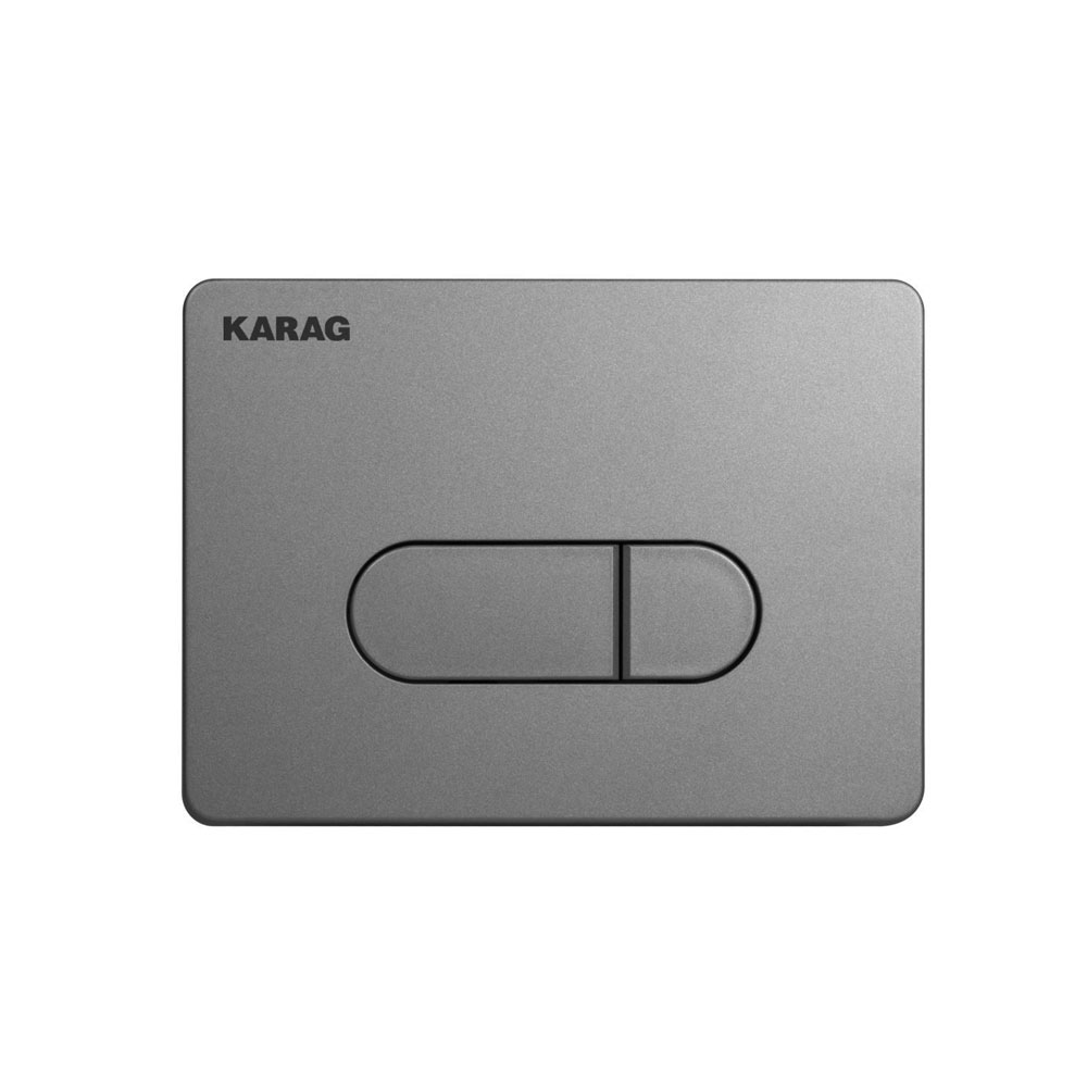 Πλακέτα καζανακίου διπλής λειτουργίας SIENA Satinato S228-0180 KARAG (S228-0180)