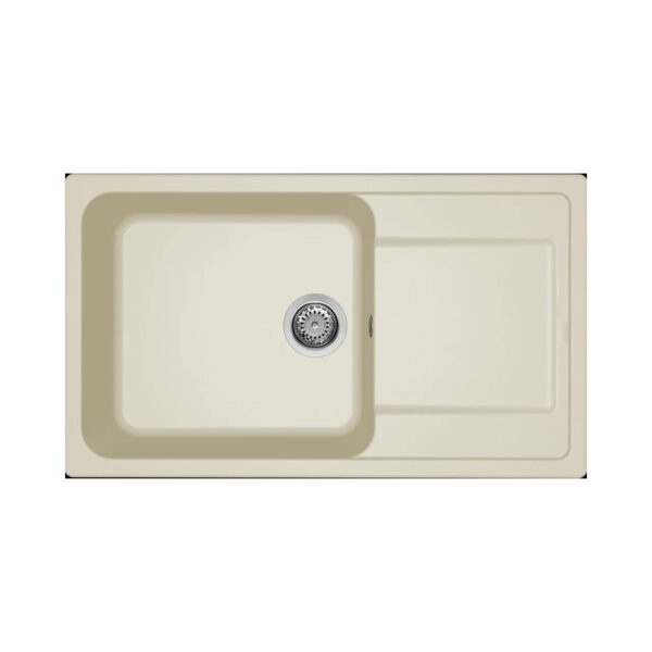 Νεροχύτης κουζίνας LIFE 410 Bianco Antico 62 ELLECI 86x50cm (LG241062)