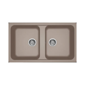 Νεροχύτης κουζίνας LIFE 450 Tortora 43 ELLECI 86x50cm (LG245043)