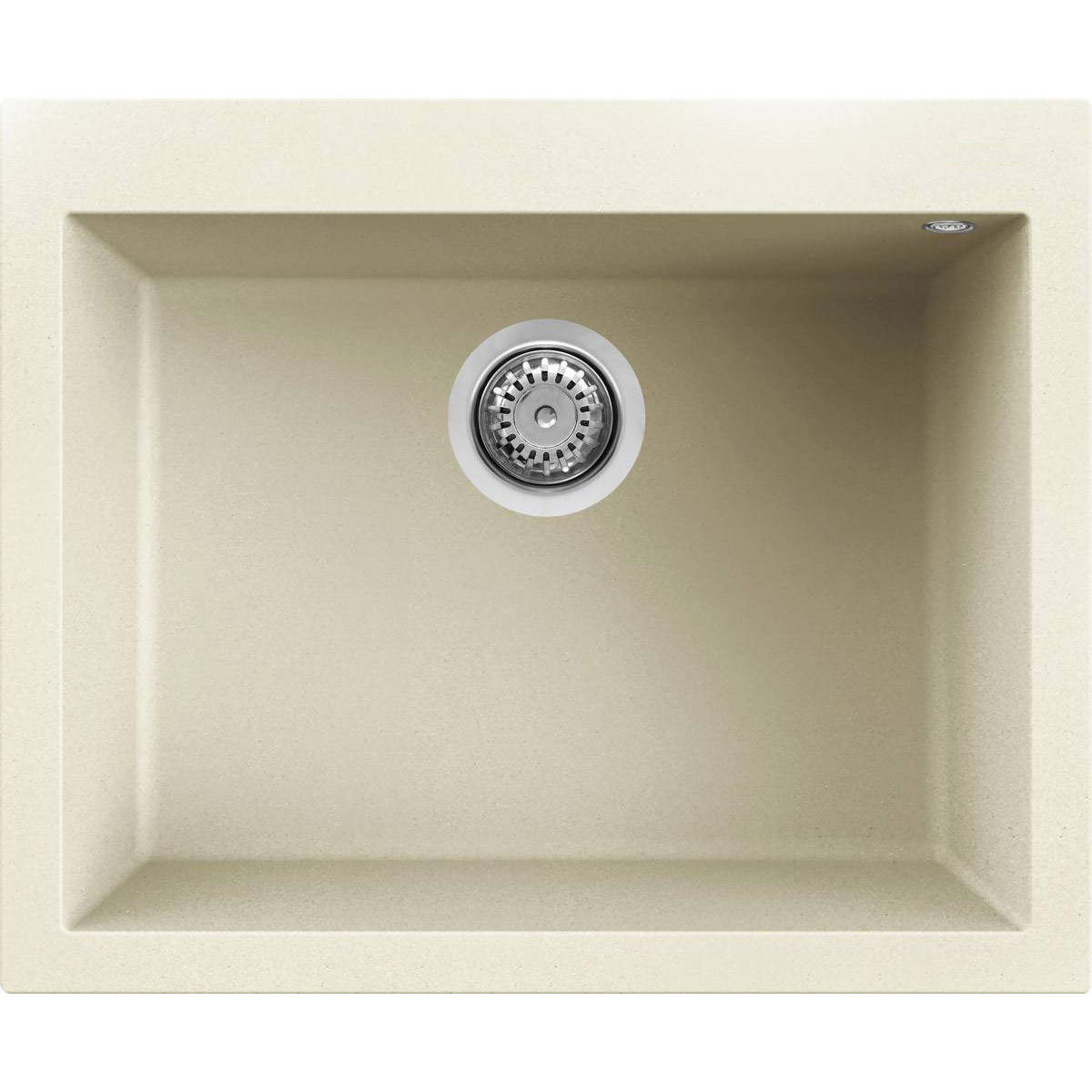 Νεροχύτης κουζίνας QUADRA 110 Bianco Antico 62 ELLECI 61x50cm (LGQ11062)