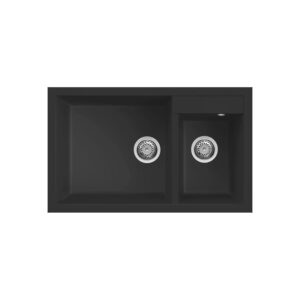 Νεροχύτης κουζίνας QUADRA 440 Nero 40 ELLECI 81,5x50cm (LGQ44040)