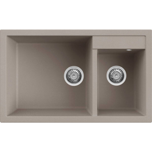 Νεροχύτης κουζίνας QUADRA 440 Tortora 43 ELLECI 81,5x50cm (LGQ44043)