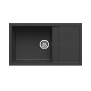 Νεροχύτης κουζίνας UNICO 410 Nero 40 ELLECI 86x50cm (LGU41040)