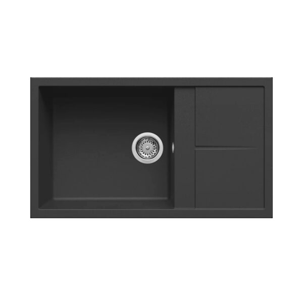 Νεροχύτης κουζίνας UNICO 410 Nero 40 ELLECI 86x50cm (LGU41040)
