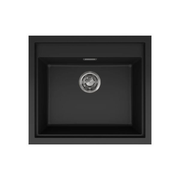 Νεροχύτης κουζίνας SINTESI 105 Black 86 ELLECI 57x50cm (LKS10586)