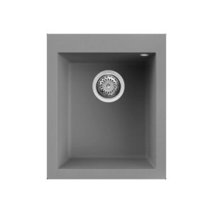 Νεροχύτης κουζίνας QUADRA 100 Titanium 73 ELLECI 41x50cm (LMQ10073)