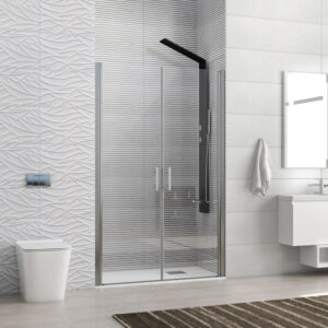 Καμπίνα από τοίχο σε τοίχο με διάφανο κρύσταλλο S 28 ALTO SALLON Cromo KARAG 160x200cm (S28SH-160CC)