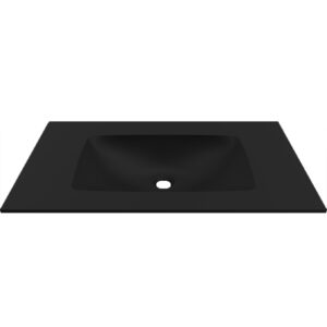 Νιπτήρας επίπλου DECISO 80 Black BDDEC080BK KARAG 80,5x46x12cm (BDDEC080BK46)