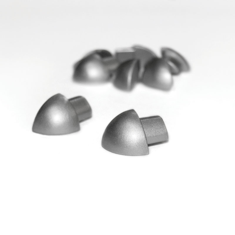 Τελείωμα προφίλ SILVER Shine CF10-S KARAG 10mm (CF10)