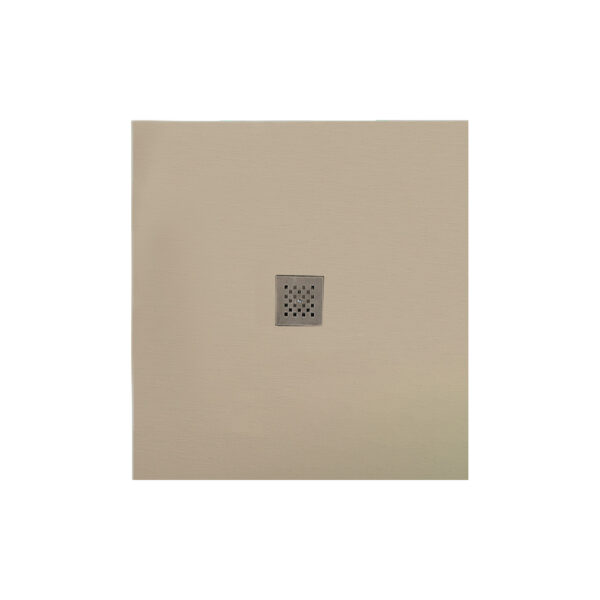 Ντουζιέρα τετράγωνη υψηλής αντοχής CLASSIC Beige KARAG 90x90cm (CS9090BE)