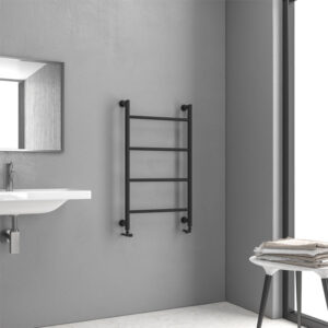 Θερμαντικό σώμα μπάνιου Black Matt DESIGN 6 900 KARAG 9,3x56x90cm (DESIGN6-900-B)