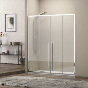 Καμπίνα από τοίχο σε τοίχο με διάφανο κρύσταλλο ELYSIUM 600 KARAG 200x200cm (ELY600200)