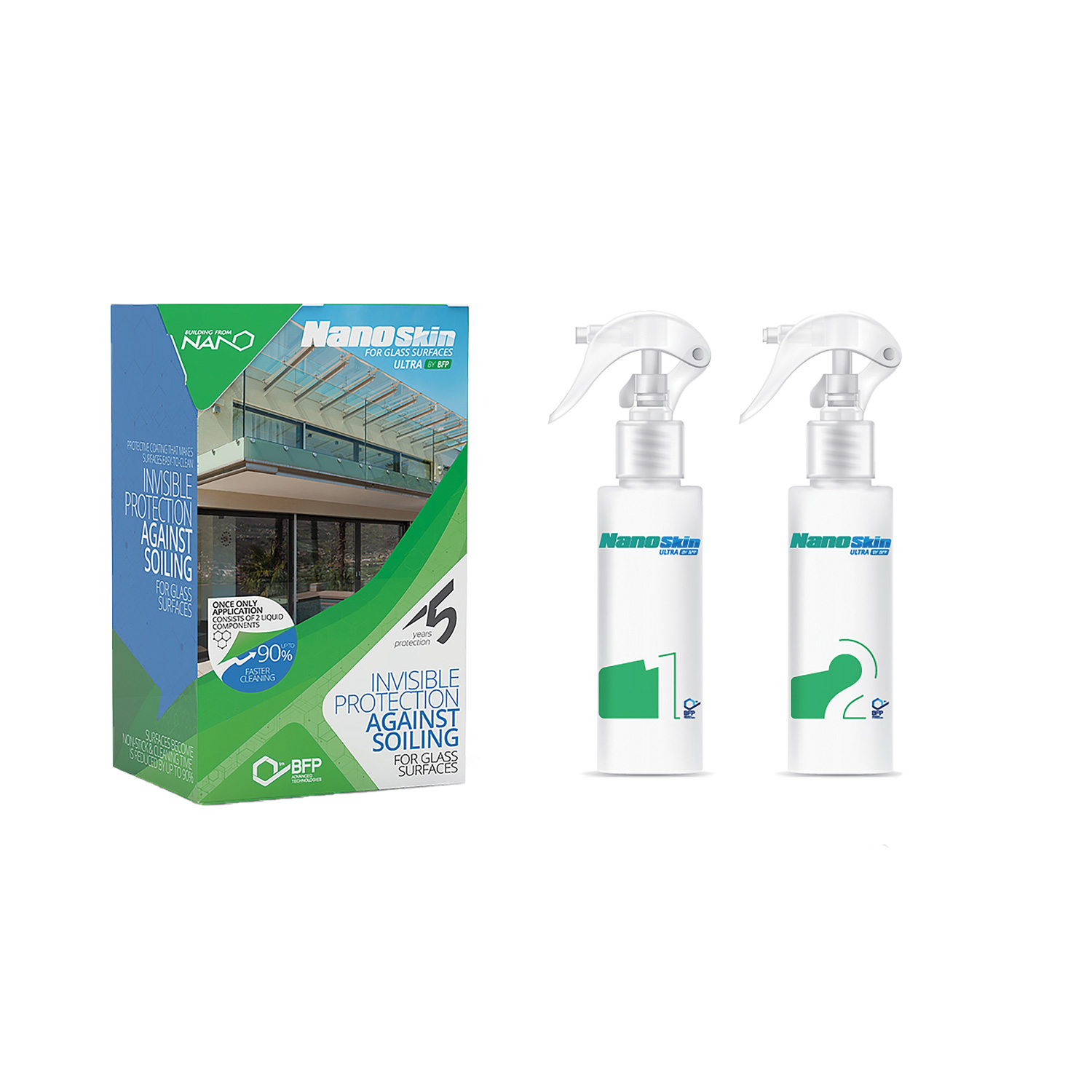 Κιτ για εφαρμογή νανοτεχνολογίας κρυστάλλου για νέες επιφάνειες Nanotechnology ULTRA KARAG (NAN2)