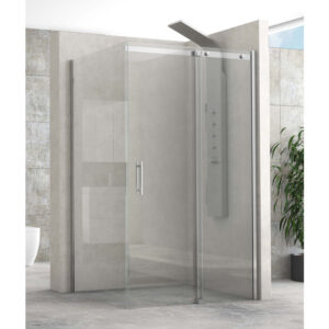Καμπίνα από τοίχο σε τοίχο με διάφανο κρύσταλλο RIGEL 500 KARAG Υ.195cm (RIG500)