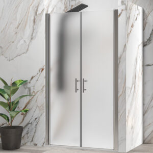 Καμπίνα από τοίχο σε τοίχο με icy κρύσταλλο S 28 ALTO SALLON Cromo KARAG (S28SH-CI)