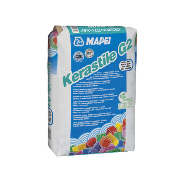 Κόλλα πλακιδίων KERASTILE G2 White MAPEI 25kg (KERG2)
