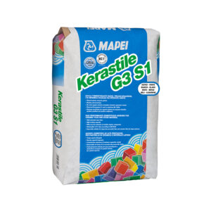 Κόλλα πλακιδίων KERASTILE G3 S1 White MAPEI 25kg (KERG3S1)