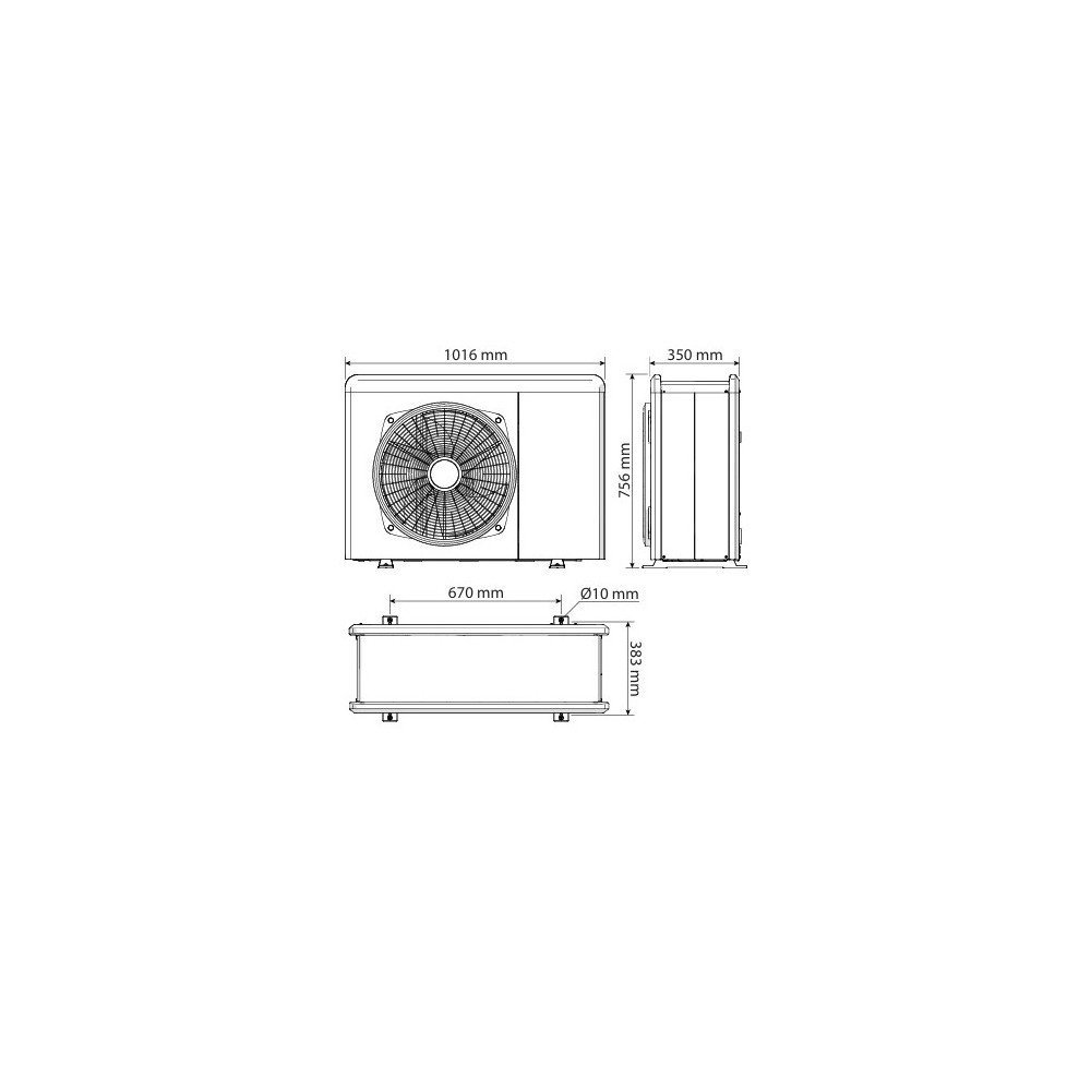 Ariston Nimbus Pocket 35 M Net R32 Αντλία Θερμότητας Monoblock 3,5kW - Image 12