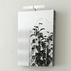 Drop Ritmo 45 Smoked Oak Καθρέπτης Με Ντουλάπι