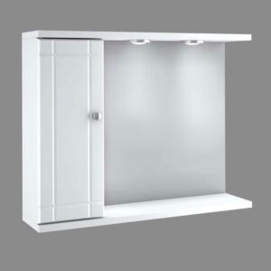 Drop Mirror 6KLR070WH Καθρέπτης Με Ντουλάπι