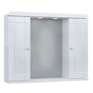 Drop Mirror 6KD0070WH Καθρέπτης Με Ντουλάπι