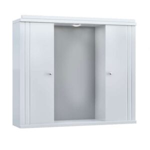 Drop Mirror 6KD0065WH Καθρέπτης Με Ντουλάπι