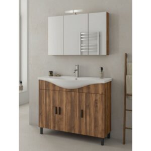 Drop Luna 100 Amber Baroque Oak 5FLU100BO Έπιπλο Μπάνιου Μελαμινικό