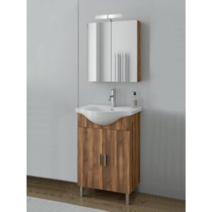 Drop Luna 55 Amber Baroque Oak 5FLU055BO Έπιπλο Μπάνιου Μελαμινικό