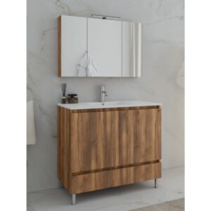 Drop Delta 90 Amber Baroque Oak 5FDL090BO Έπιπλο Μπάνιου Μελαμινικό